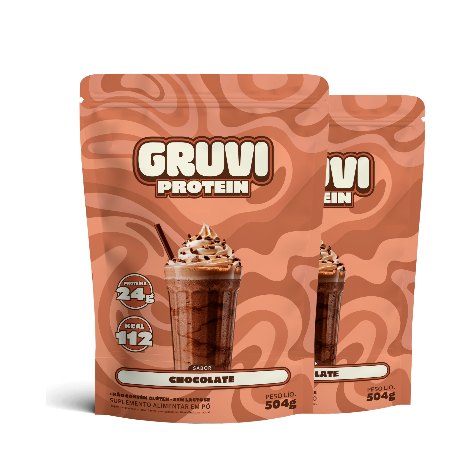 Proteína vegana Gruvi - sabor Chocolate