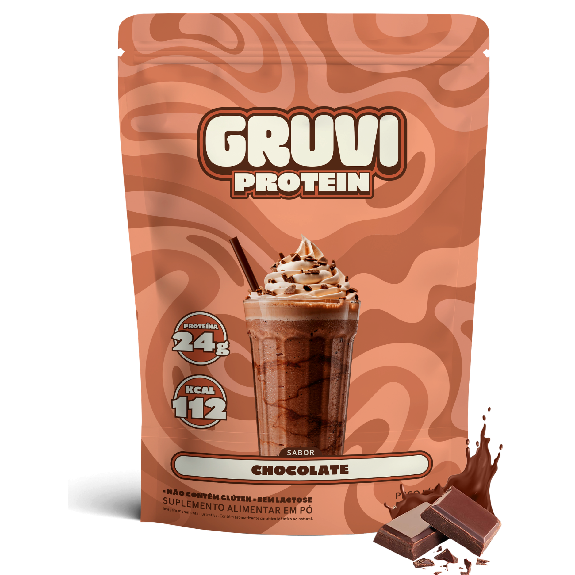 Proteína vegana Gruvi - sabor Chocolate